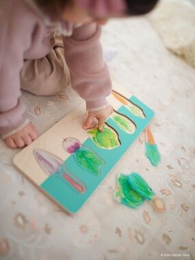 Lovevery | Community Garden Puzzle from Adventurer Play Kit months 16, 17, 18